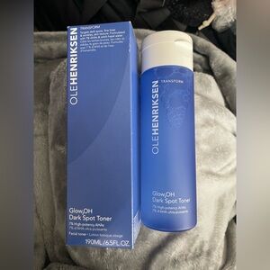 Ole Henricksen glow oh dark spot toner full size new!
